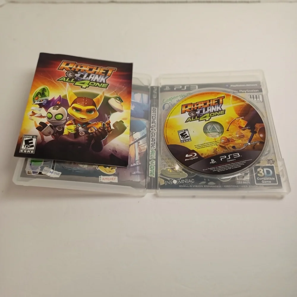 Ratchet And‎ Clank All 4 For One PlayStation 3 PS3 Game Complete CIB
